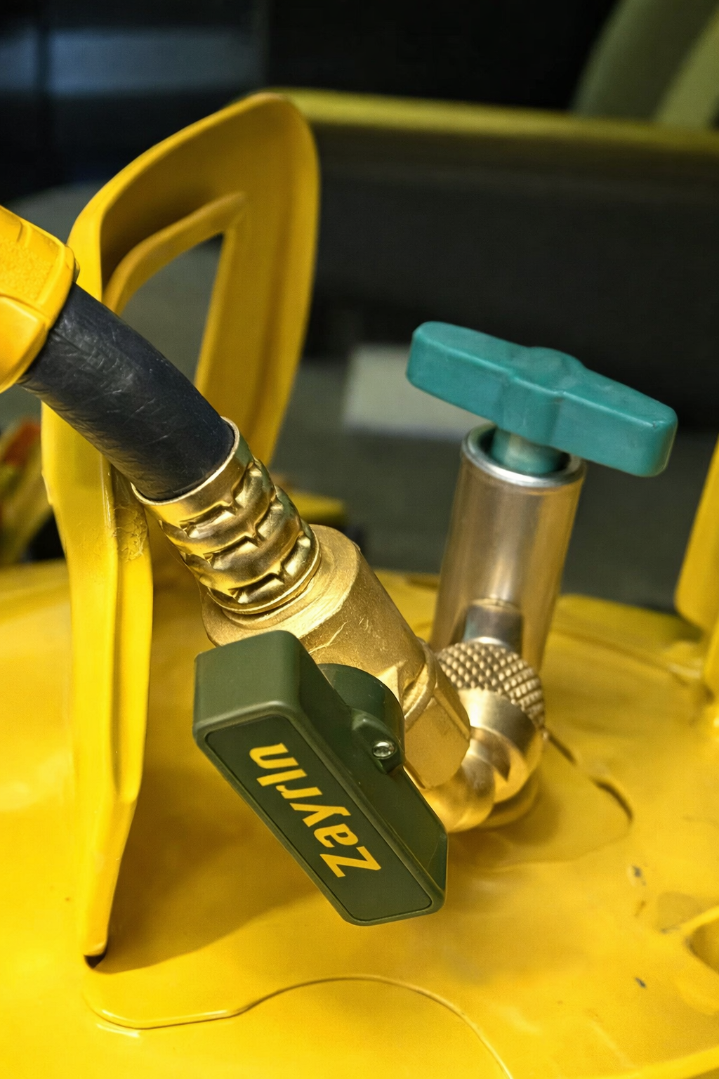 Zayrin Premium Refrigerant Charging Hose Set with Ball Valves – High Pressure HVAC Service Hoses