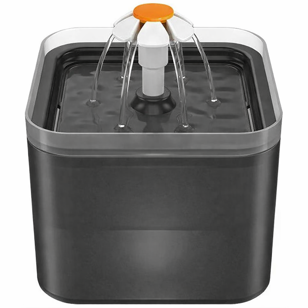 Square Automatic Water Fountain with Multi‑Stream Flower Spout